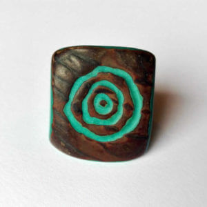 tagua ring aqua