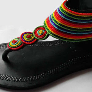 African Bead Sandals