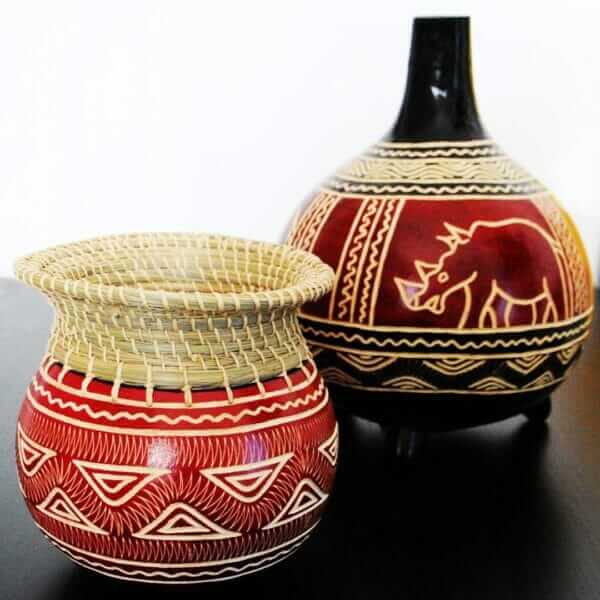 African Calabash Pots