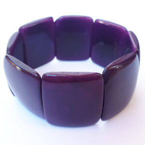 purple Tagua Bracelet