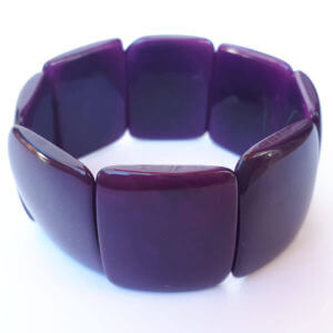 Bracciale tagua viola