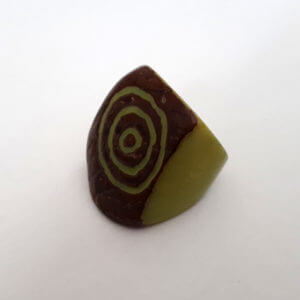 Lime Tagua Ring