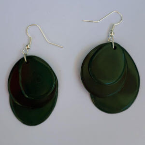 tagua-earrings-green