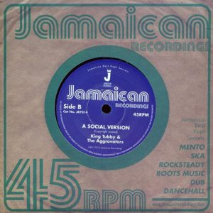 Dillinger - Jah Jah Dub / King Tubby - A Social Version
