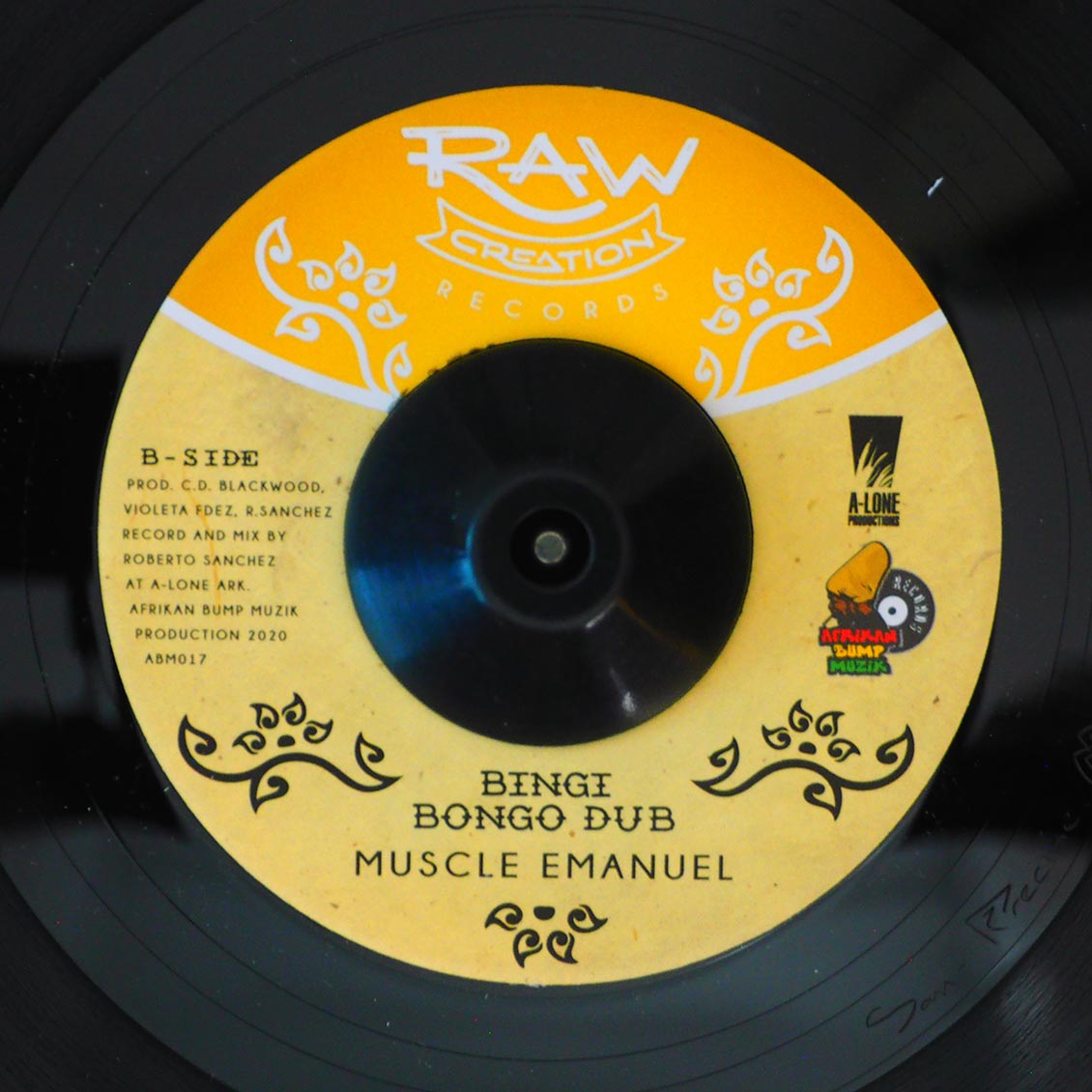 Muscle Emanuel - Bingi Bongo / 7" vinyl, Raw / African Bump, Limited Edition