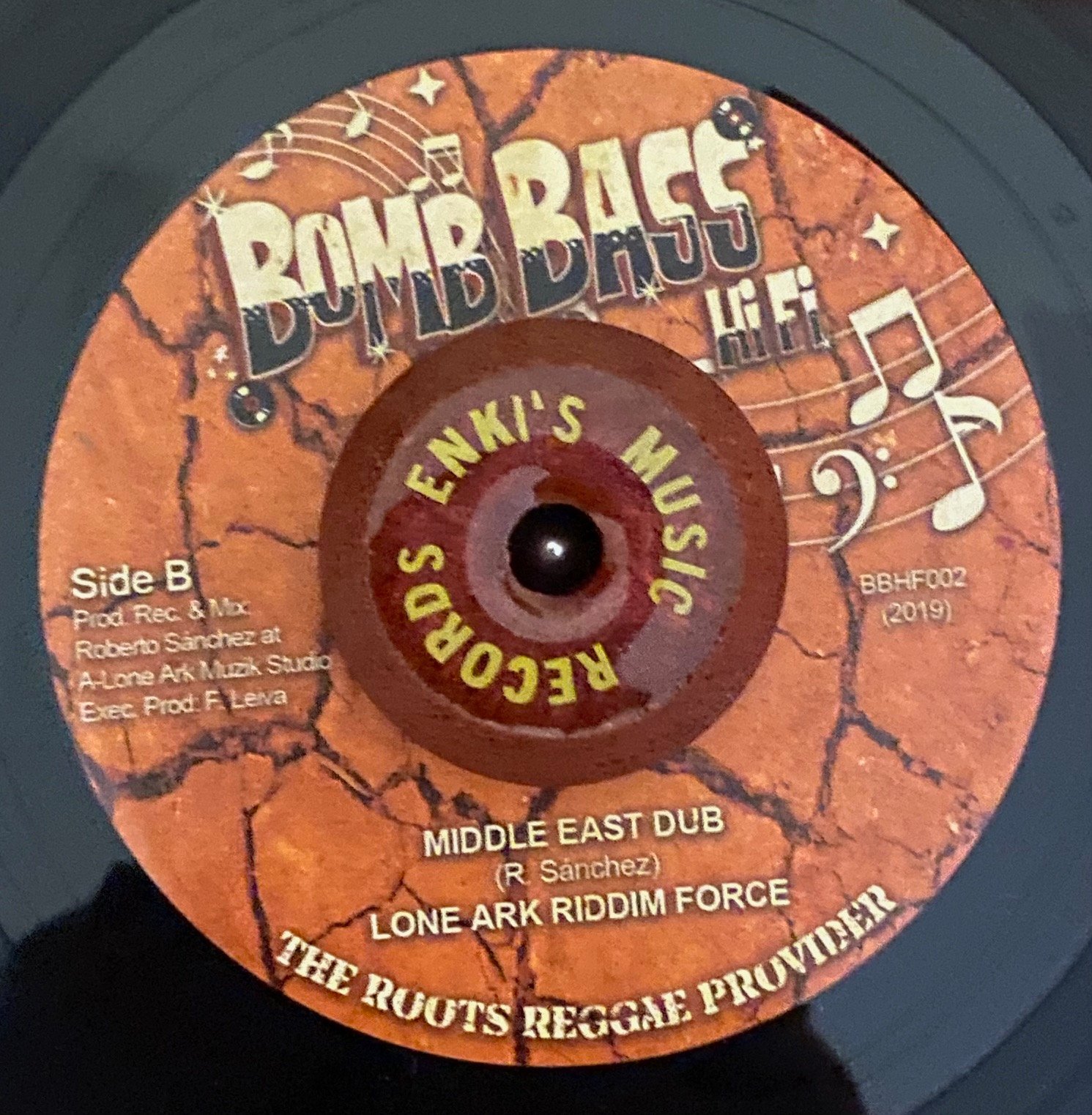 Ras Teo - Down In The Middle East / Lone Ark Riddim Force - Middle East Dub