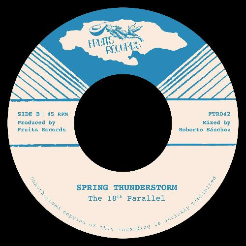Lee Scratch Perry – Words From The Upsetter / The 18th Parallel - Spring Thunderstorm / 7" Fruits Records