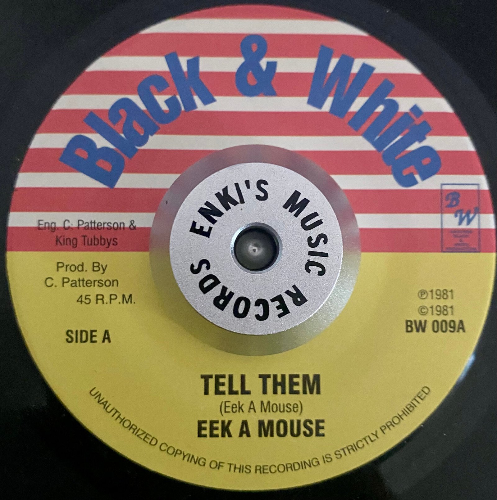 Eek A Mouse - Tell Them / King Tubby - Tall Man Dub