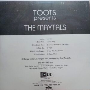 The Maytals - Toots Presents The Maytals