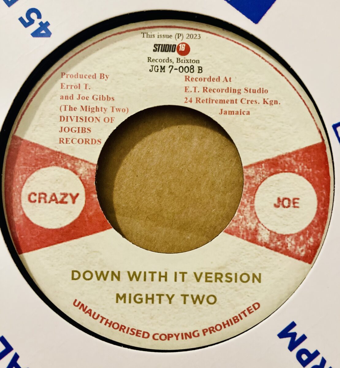 Ruddy Thomas - Keep It Down / Mighty Two - Down With It Version
