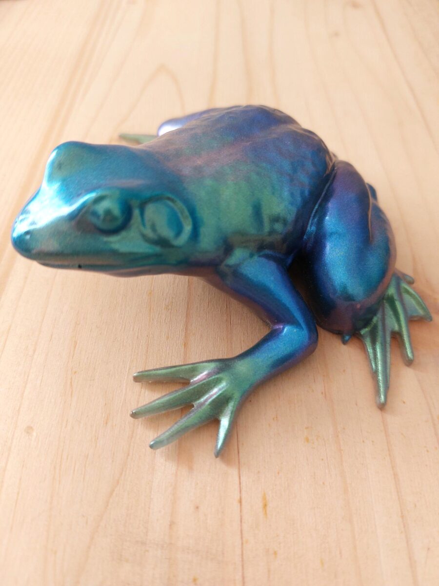 Frog Statue in Epoxy Resin