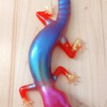 Gecko Lizard Statue in Epoxy Resin