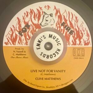 Clive Matthews - Live Not For Vanity