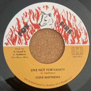 Clive Matthews - Live Not For Vanity