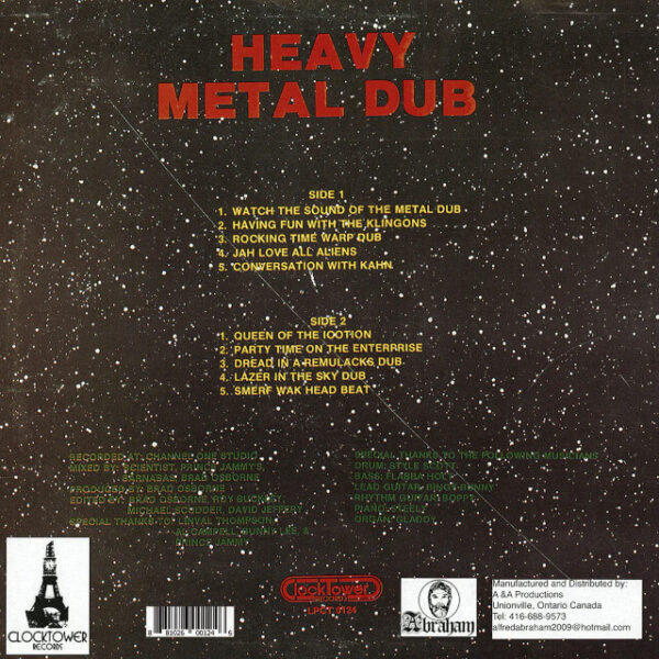 LP Heavy Metal Dub rear