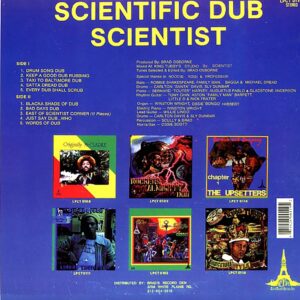 Scientist - Scientific Dub LP rear