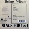 Delroy Wilson - Get Ready For Delroy: Sings For I & I - Image 2