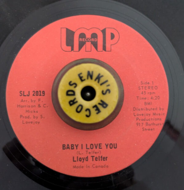 Lloyd Telfer - Baby I love you