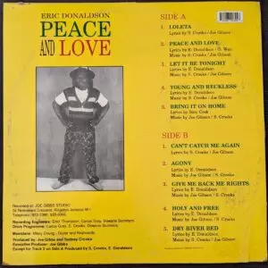 Eric Donaldson – Peace & Love