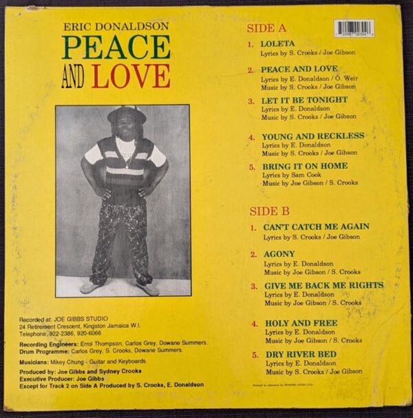 Eric Donaldson – Peace & Love