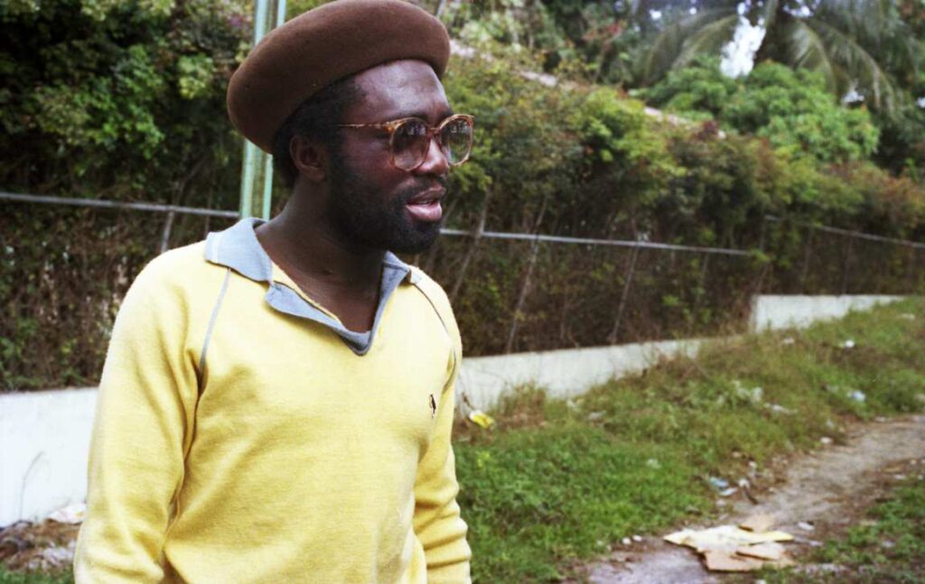photo of Trinity reggae deejay - by Beth Lesser