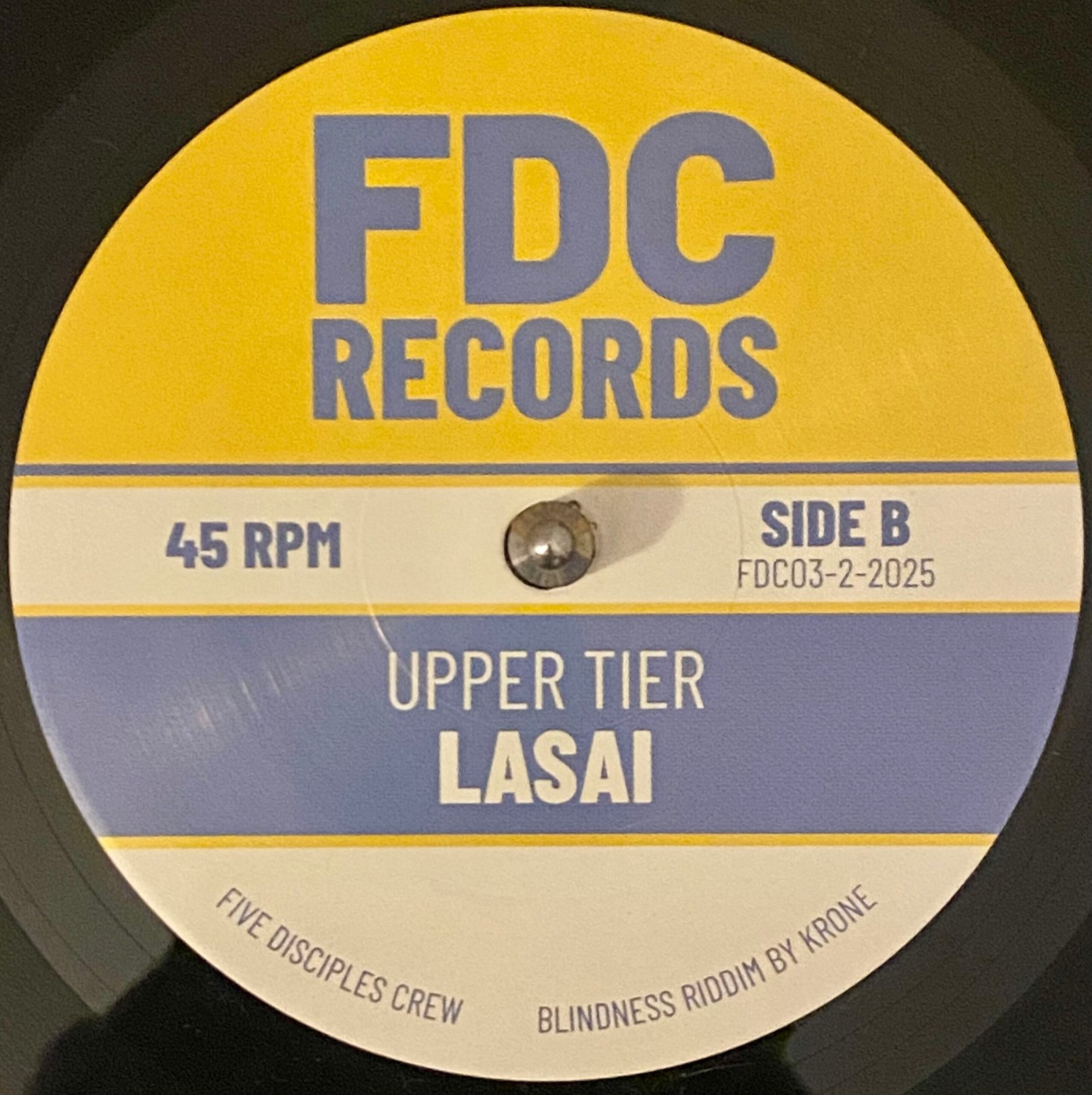 Blindness Riddim / U Brown & Abso - Culture No Dead / Lasai - Upper Tier - Image 2