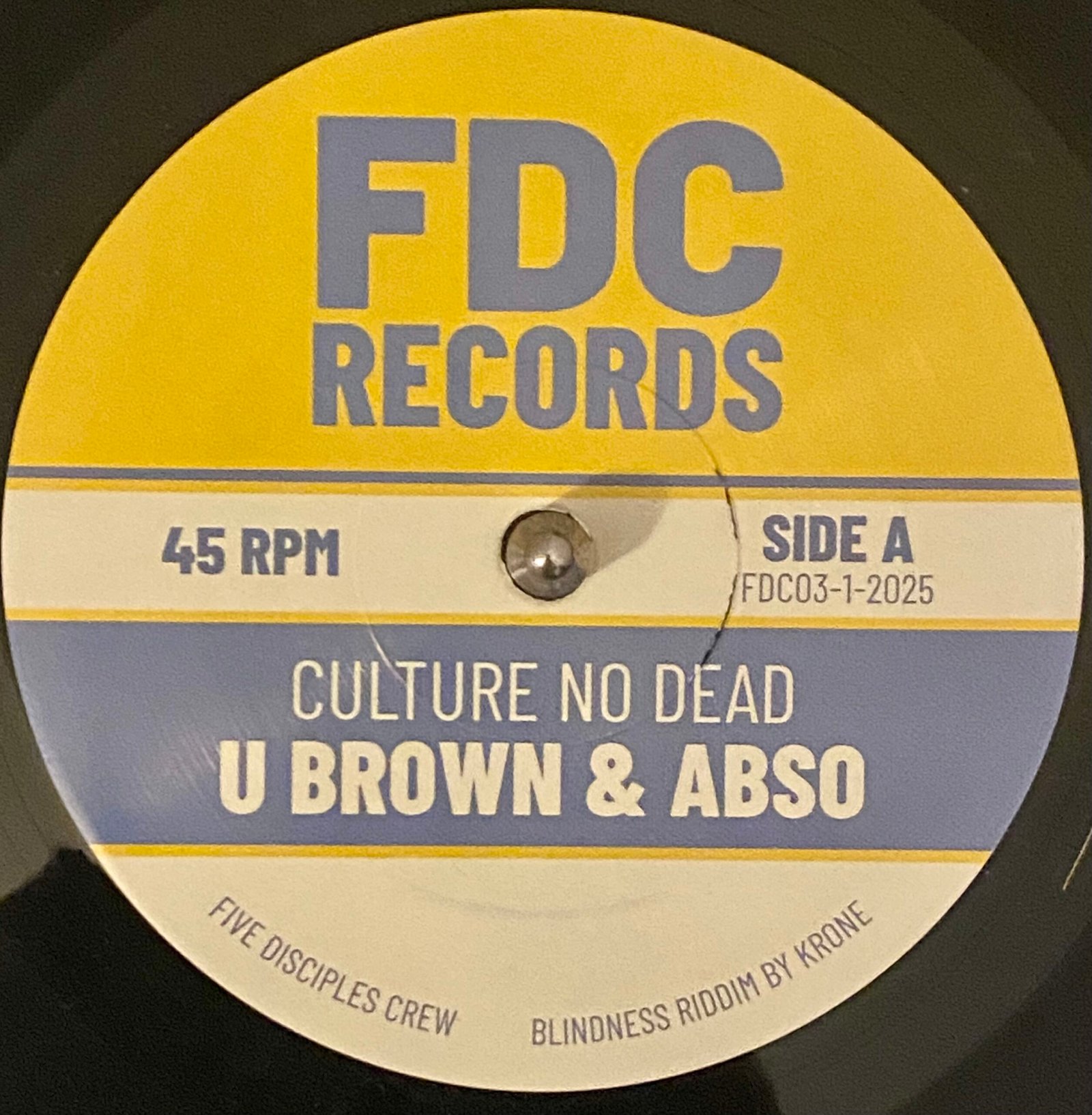 Blindness Riddim / U Brown & Abso - Culture No Dead / Lasai - Upper Tier