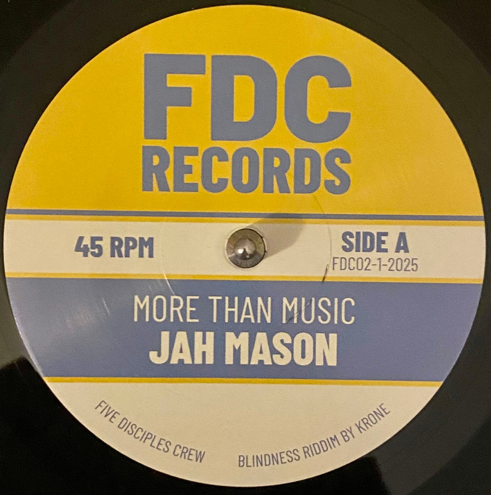 Blindness Riddim / Jah Mason - More Than Music / Brush - I See