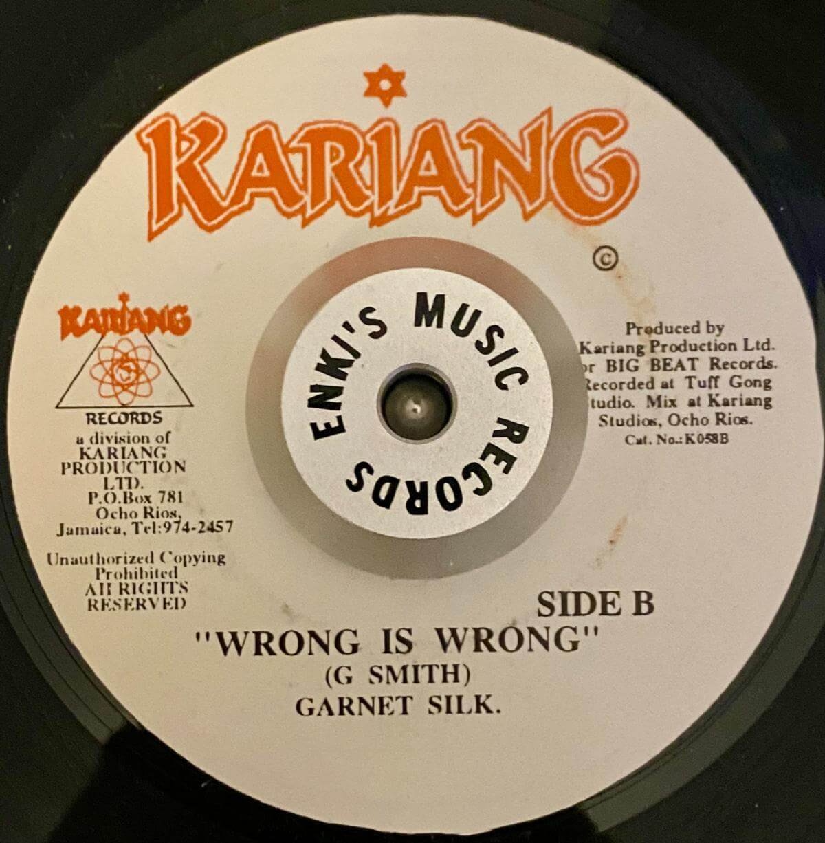 Garnett Silk - Wrong is wrong