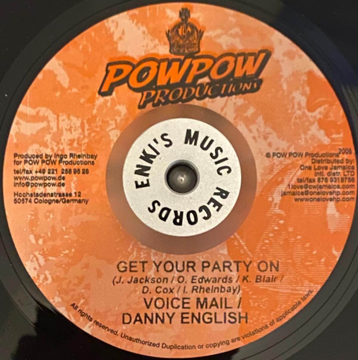 Chico – J.O.B. / Voice Mail, Danny English – Get Your Party