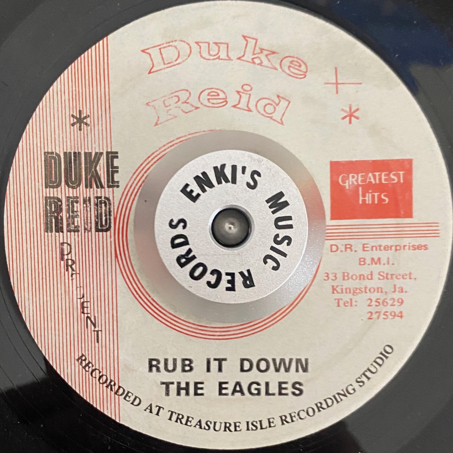 The Eagles - Rub It Down / Tommy McCook All Stars