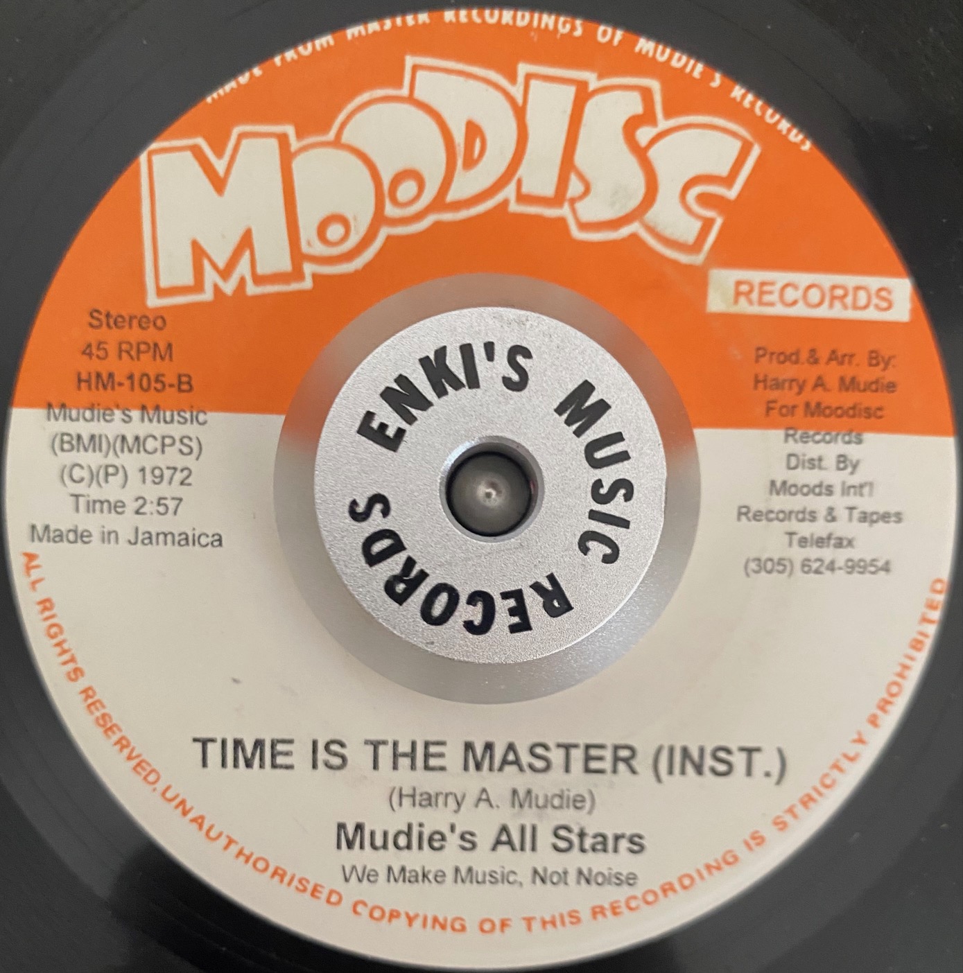 John Holt - Time Is The Master / Mudie's All Stars - Image 2