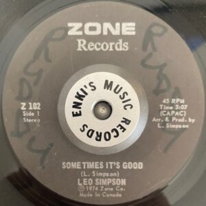 Leo Simpson - Sometimes It's Good / Cool Fool