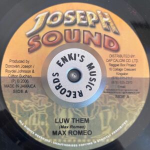 Max Romeo - Luw Them / Donovan Joseph - Hold On To Jah Love
