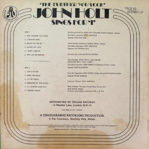 John Holt – Sings For I The Further You Look (3)