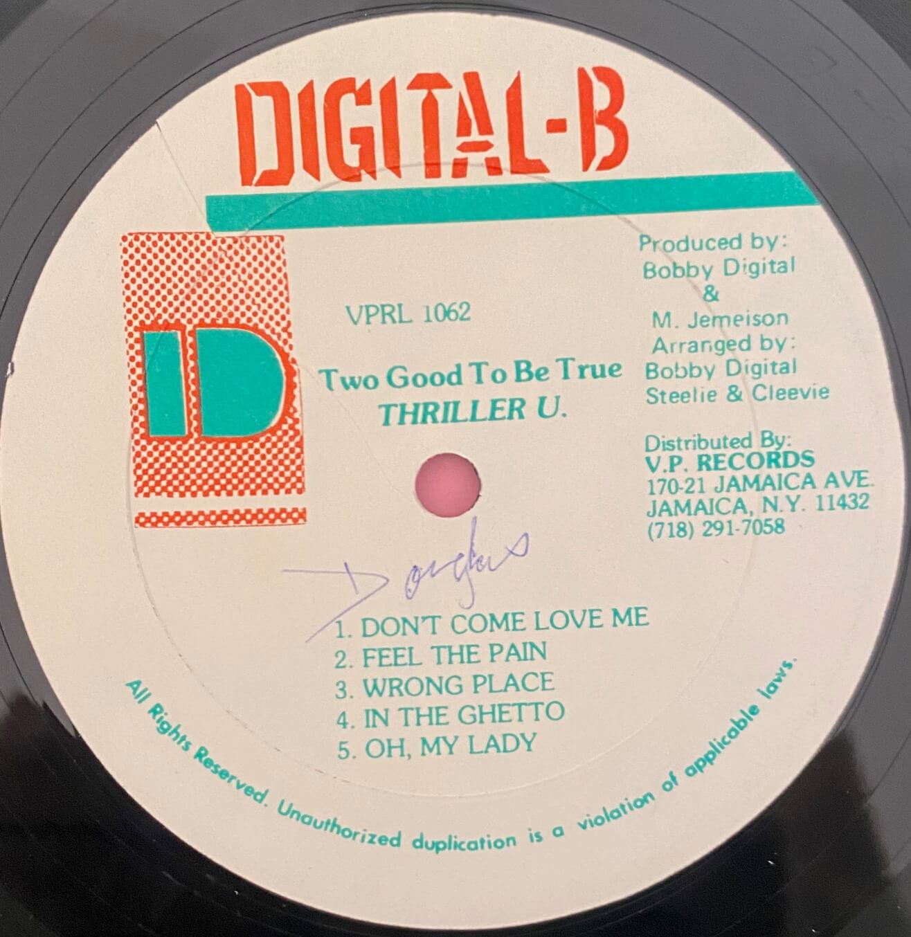 Thriller U Admiral Tibet