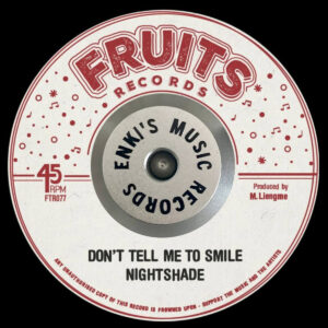 Nightshade – Don't Tell Me To Smile